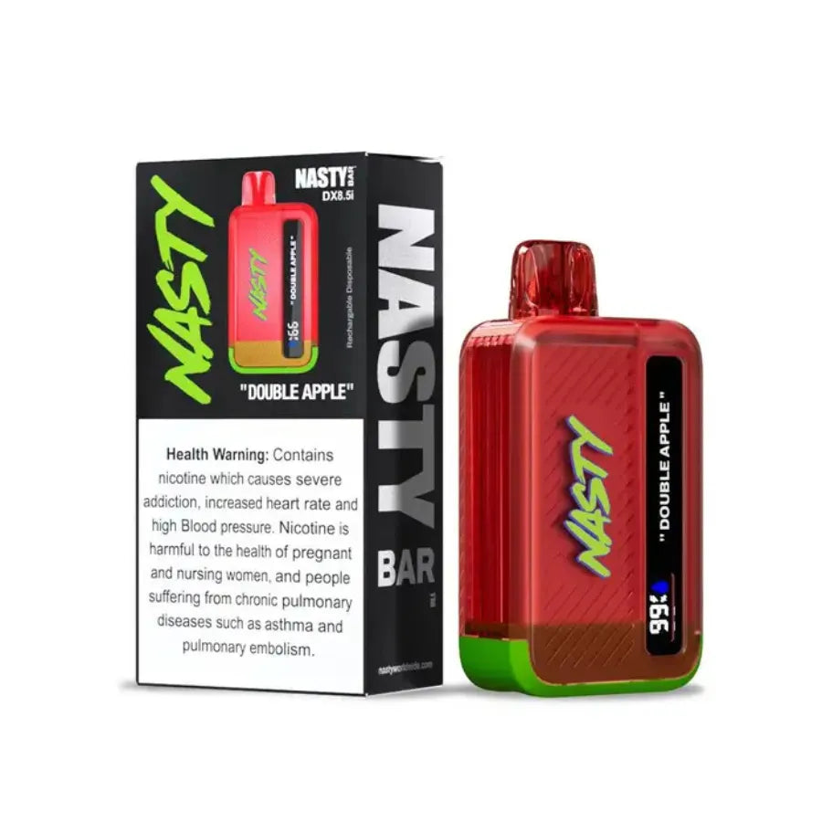 Double Apple  - Nasty Bar 8500 Puffs Disposable Vape 20mg in Dubai, UAE