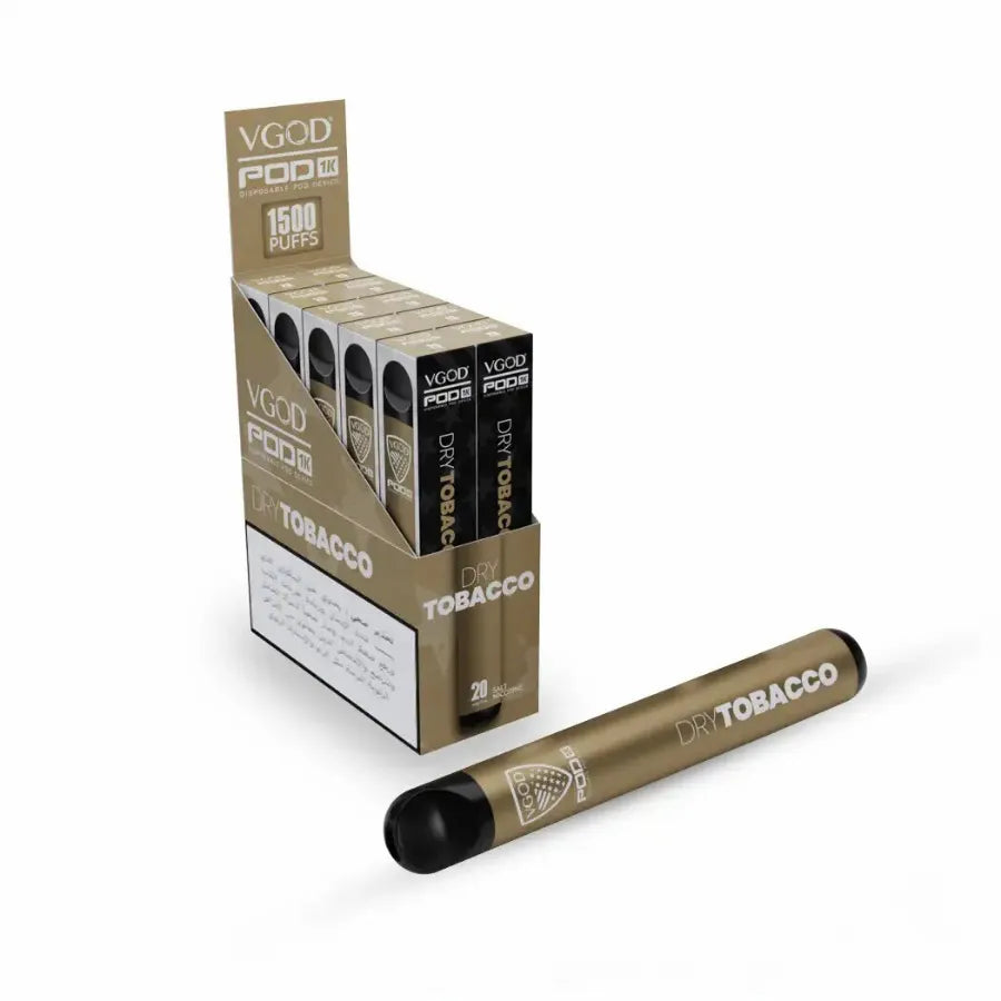 Dry Tobacco -VGOD Pod 1k 1500 Puffs Disposable Vape In Dubai, UAE 