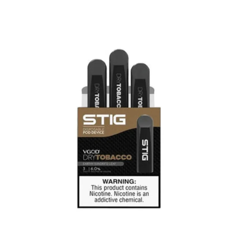 Dry Tobacco -  VGOD STIG 60mg Nicotine Disposable Vape in Dubai, UAE 
