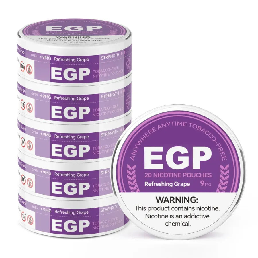 Refreshing Grape - EGP Nicotine Pouches in Dubai, UAE
