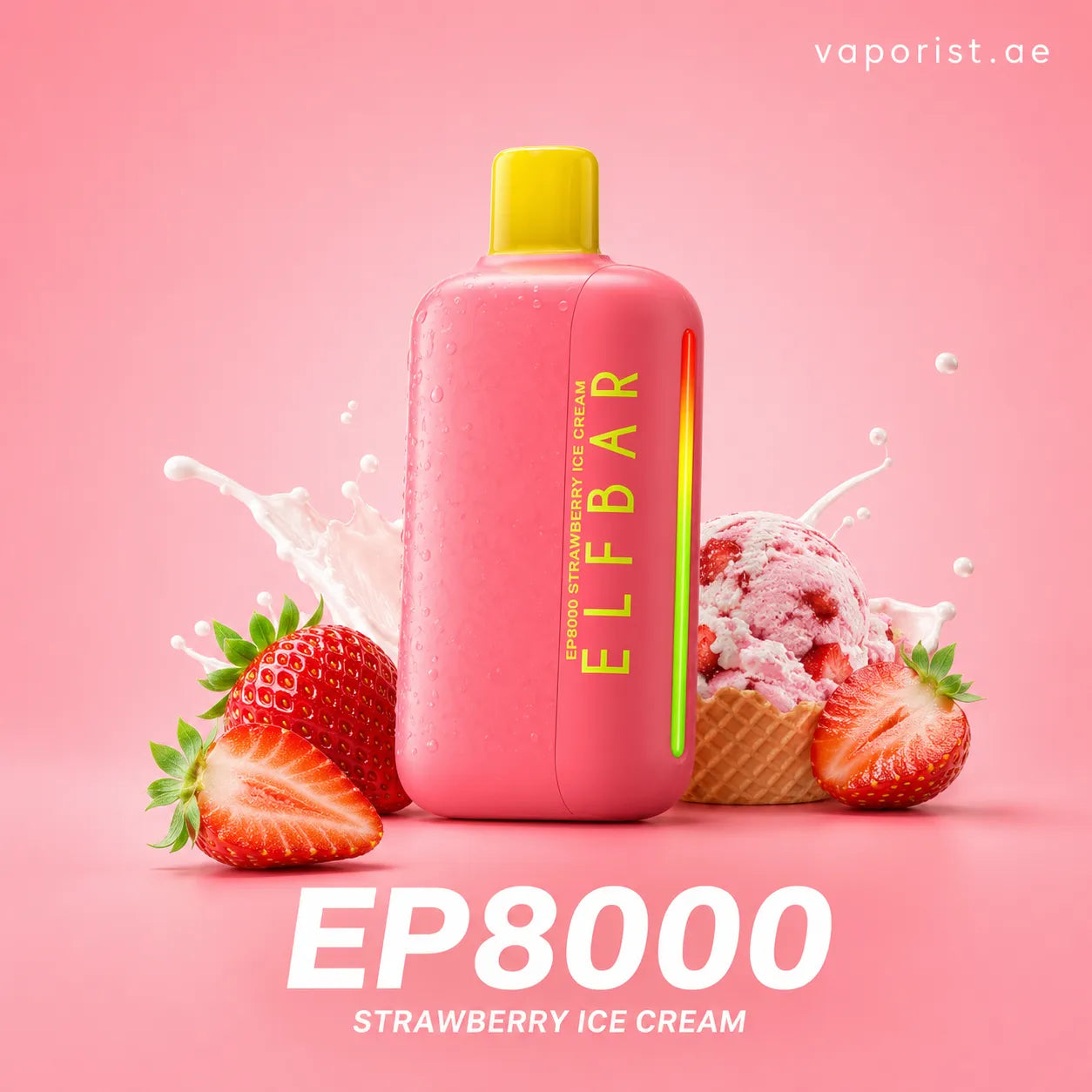  ELFBAR EP8000 Strawberry Ice Cream vape device