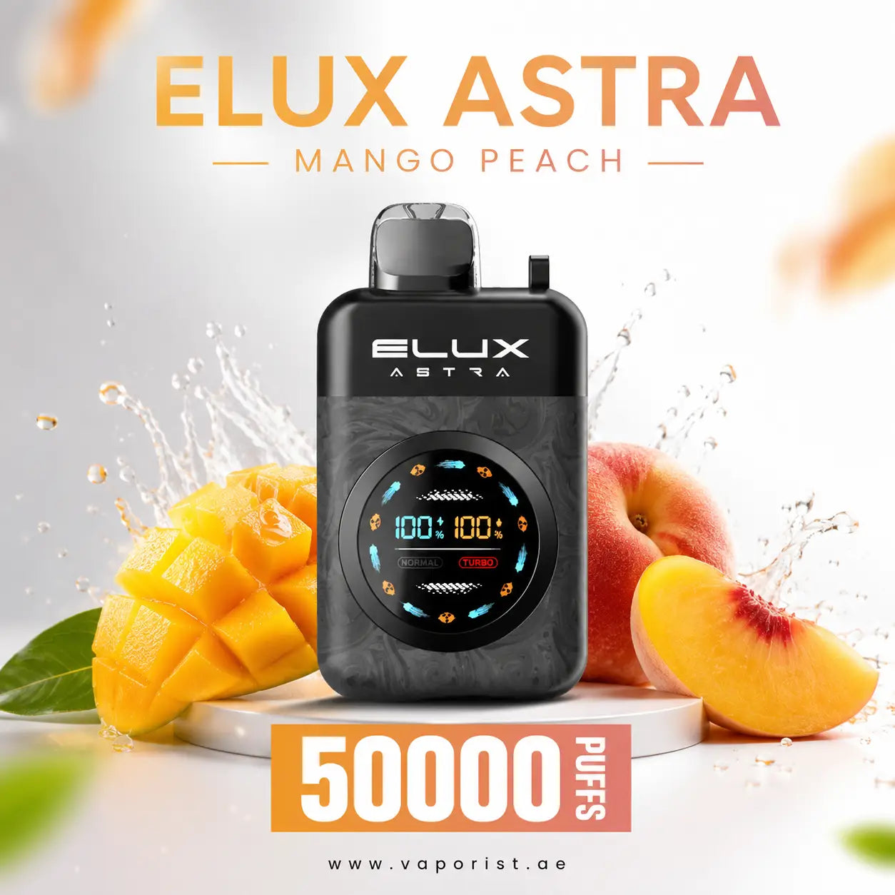 ELUX ASTRA Mango Peach disposable vape
