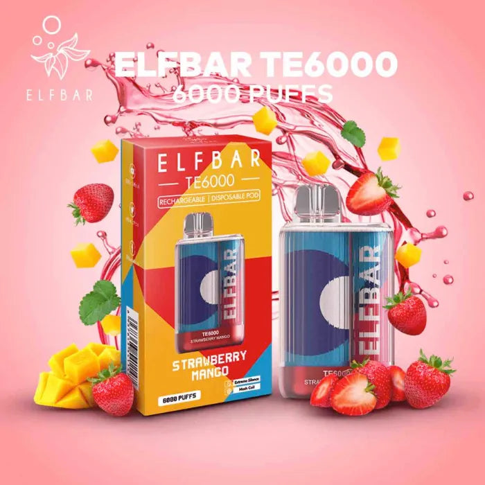 Elf Bar TE6000 US Version Disposable Dubai