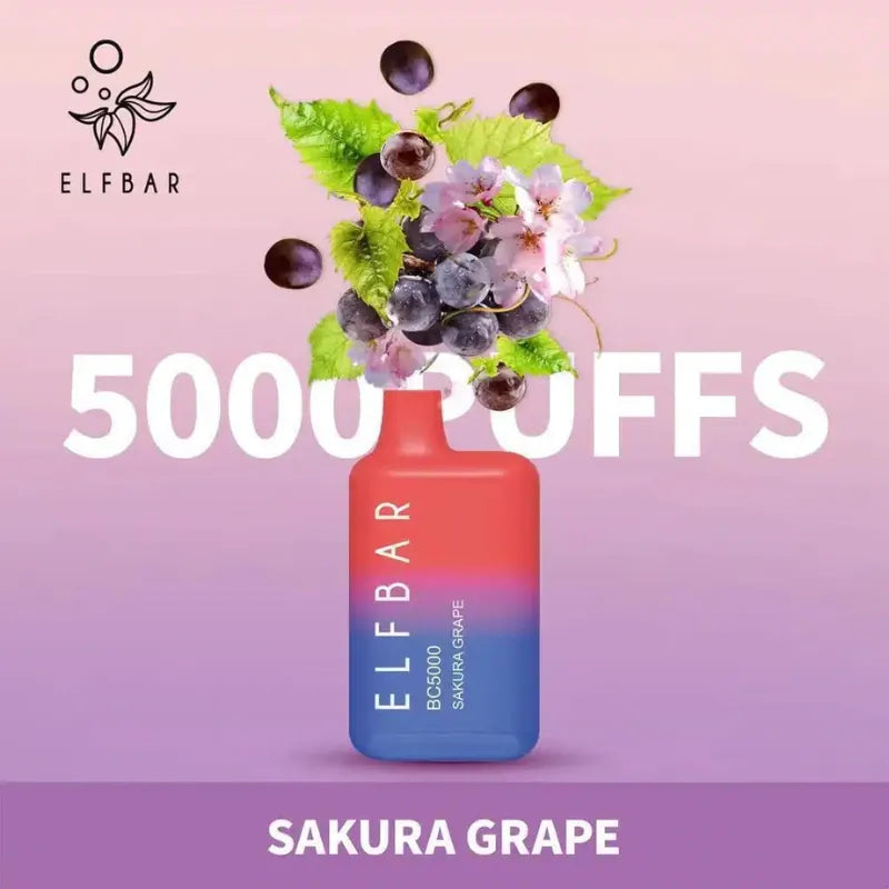 Elfbar Bc 5000 Puffs Disposable Vape In Dubai
