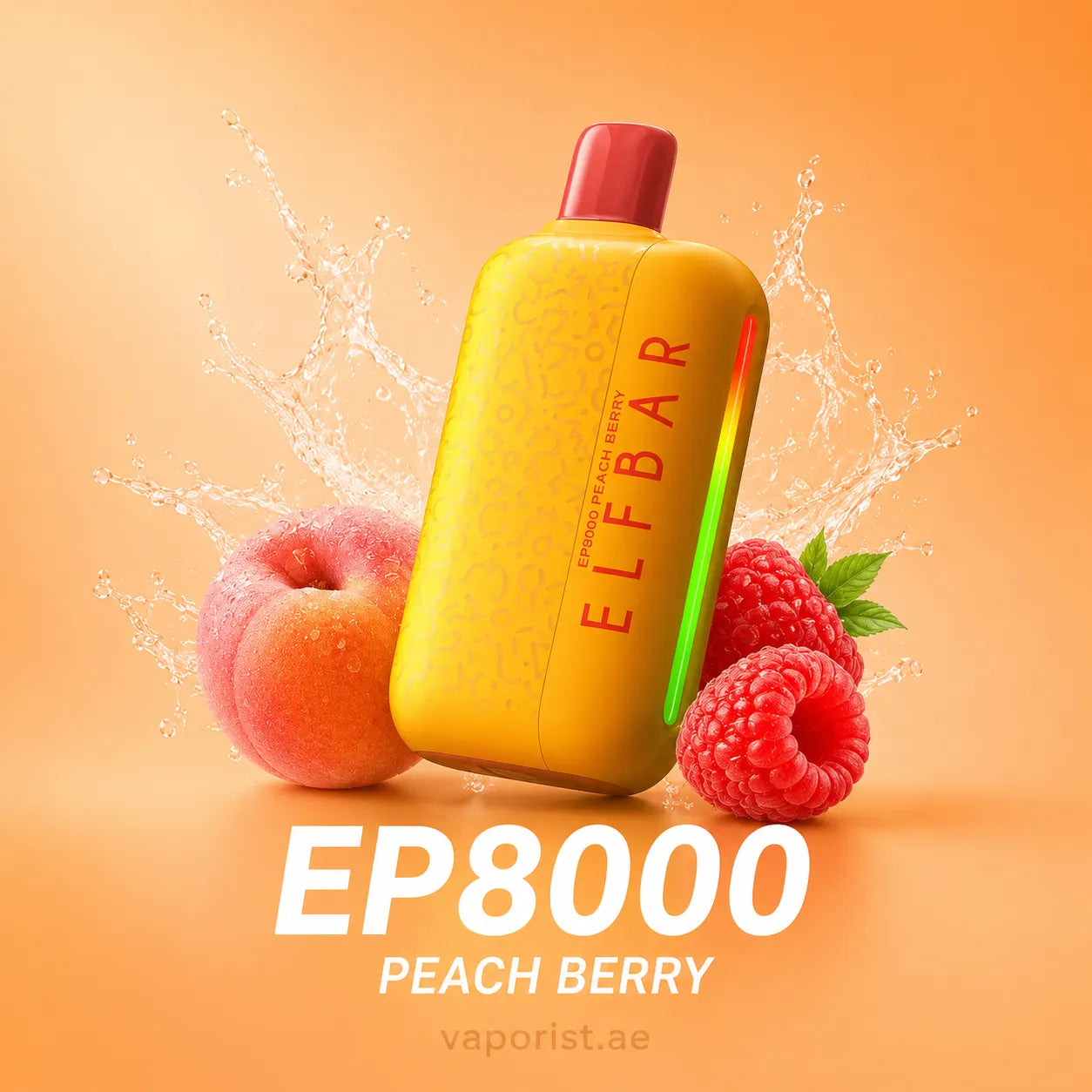 Elf Bar EP8000 PEACH BERRY Puffs Disposable Vape in UAE 