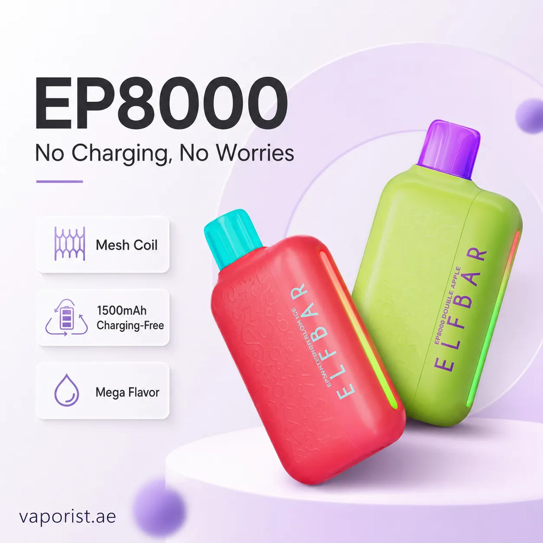 Elf Bar EP8000 Puffs Disposable Vape in dubai