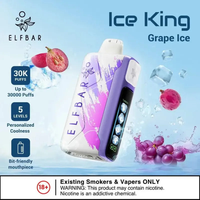 ELF BAR Ice King 30000 Puffs Disposable Vape In Dubai