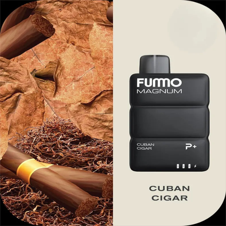 Cuban Cigar  - FUMMO Magnum 8000 Puffs Disposable Vape 2% Nicotine in Dubai, UAE
