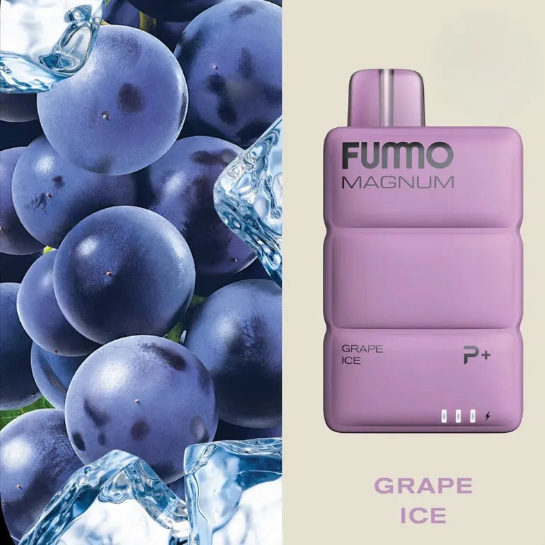 Grape Ice  - FUMMO Magnum 8000 Puffs Disposable Vape 2% Nicotine in Dubai, UAE