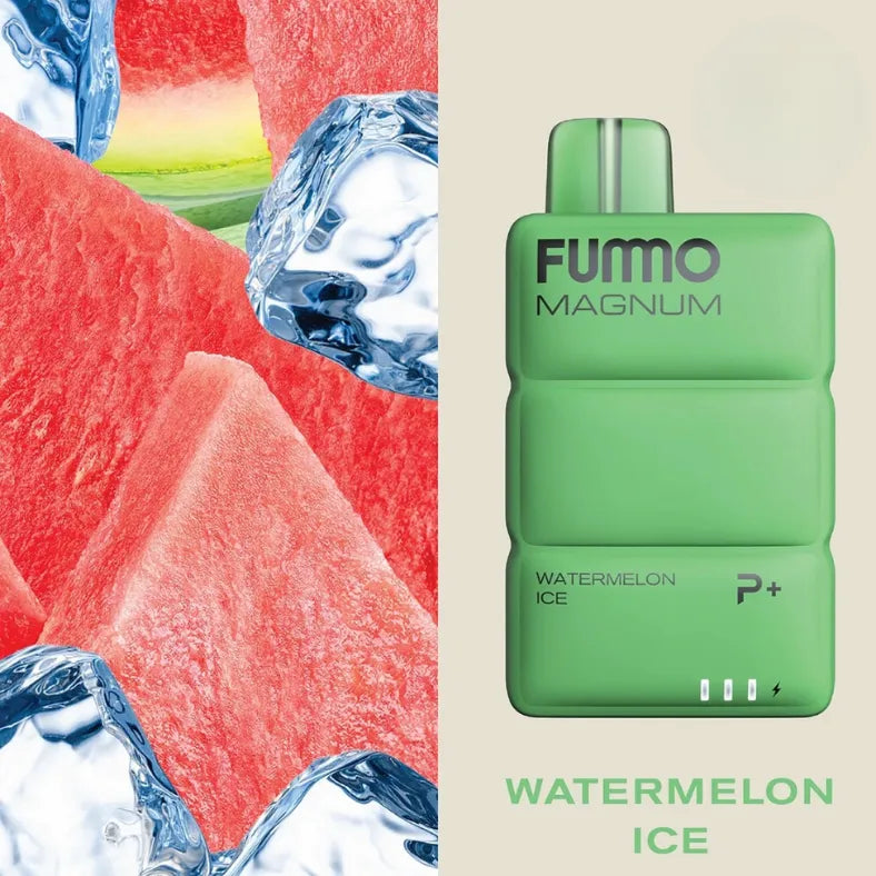  Watermelon Ice - FUMMO Magnum 8000 Puffs Disposable Vape 2% Nicotine in Dubai, UAE