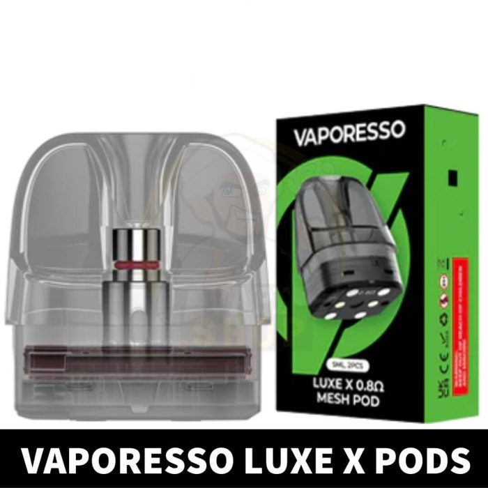 Vaporesso Luxe X Pods Cartridge 0.4Ω 0.8Ω Empty Replacement Pods Mesh Coils (2PCS)