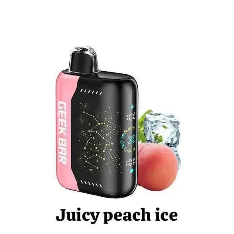 Juicy Peach Ice  - Geek Bar 25000 Puffs Disposable Vape 50mg in Dubai, UAE