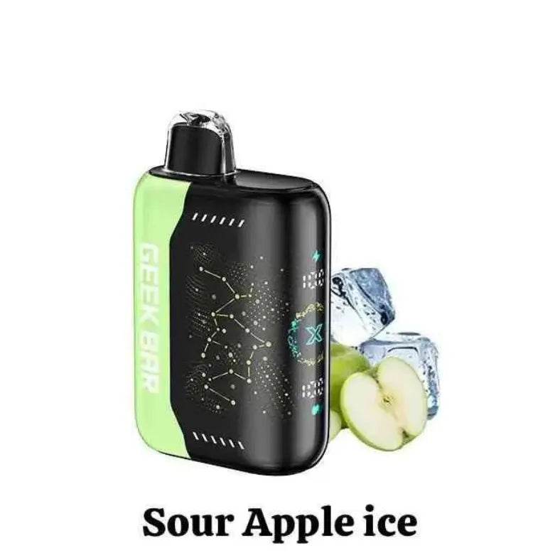 Sour Apple Ice  - Geek Bar 25000 Puffs Disposable Vape 50mg in Dubai, UAE
