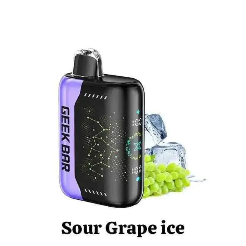 Sour Grape Ice  - Geek Bar 25000 Puffs Disposable Vape 50mg in Dubai, UAE