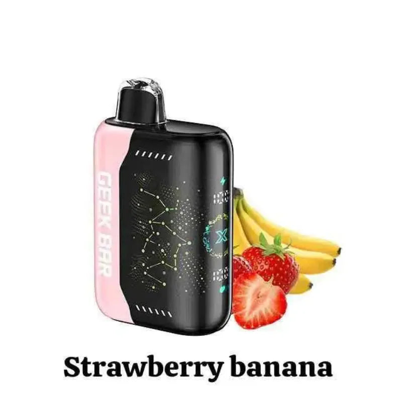 Strawberry Banana  - Geek Bar 25000 Puffs Disposable Vape 50mg in Dubai, UAE