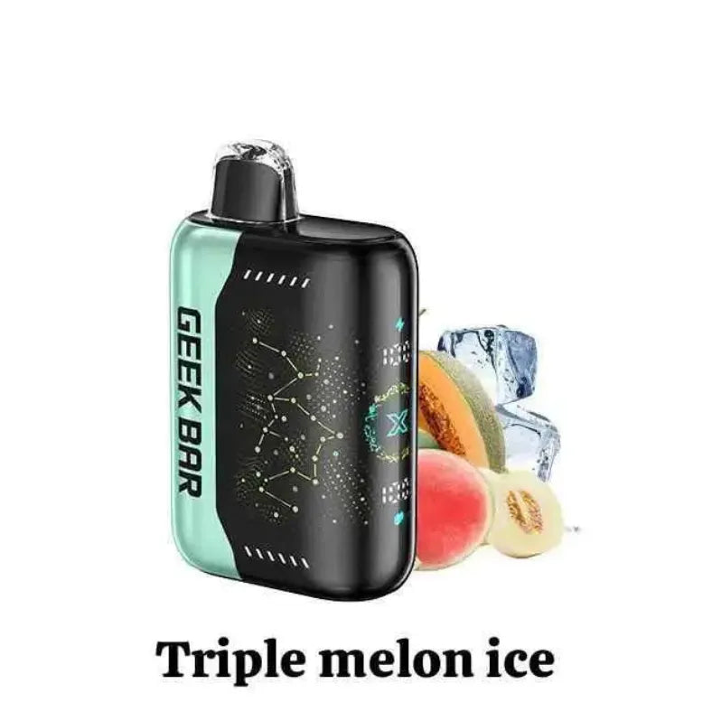 Triple Melon Ice  - Geek Bar 25000 Puffs Disposable Vape 50mg in Dubai, UAE