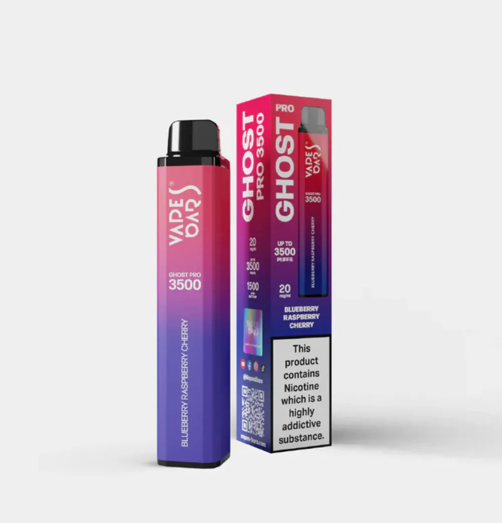 VAPES BARS GHOST PRO 3500 Puffs Zero Nicotine