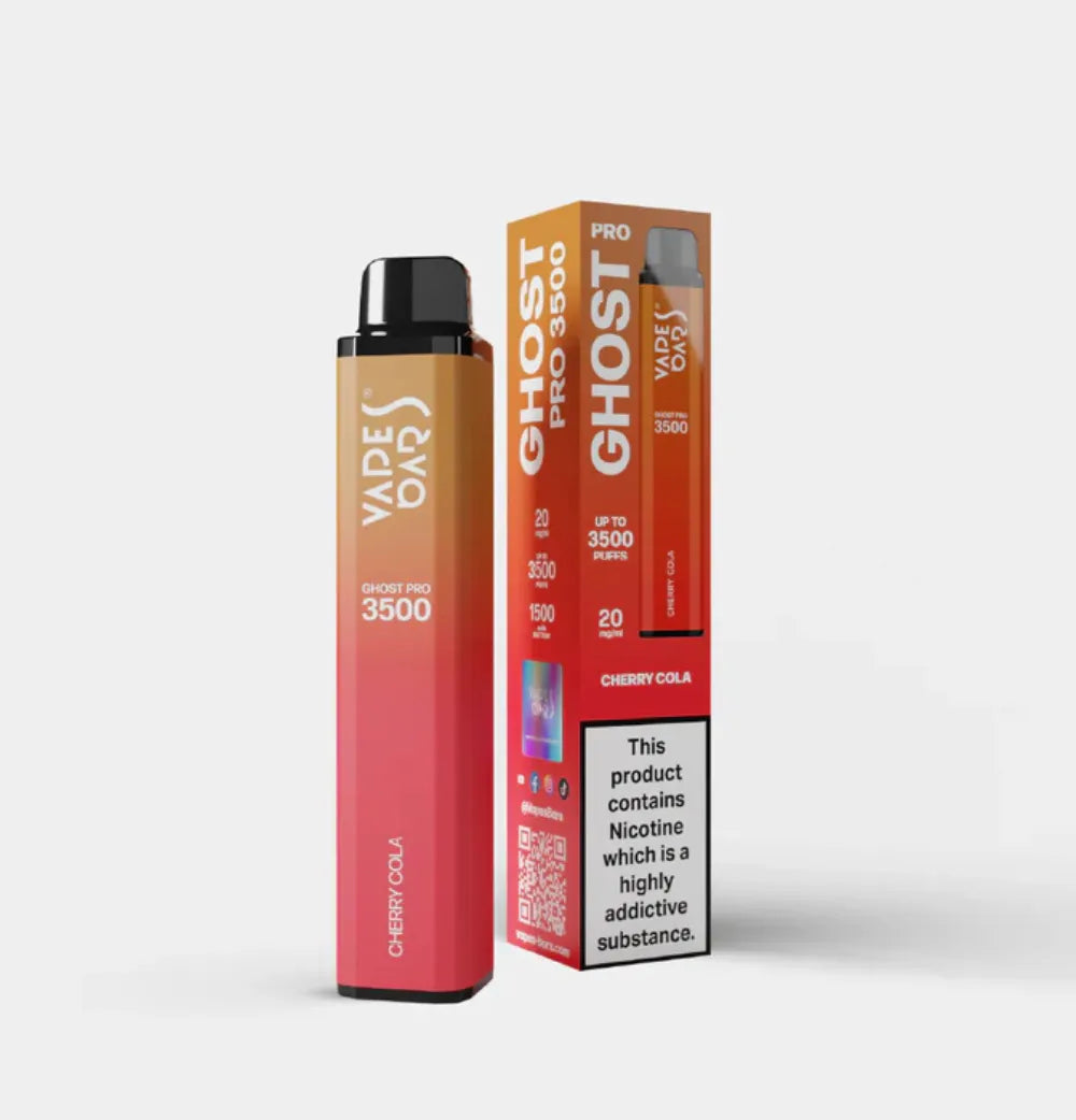 VAPES BARS GHOST PRO 3500 Puffs Zero Nicotine
