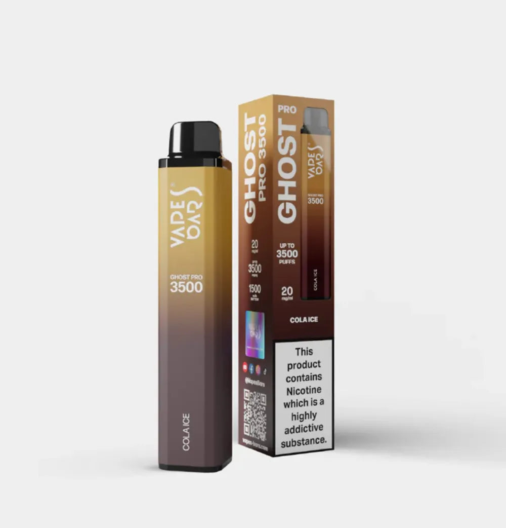 VAPES BARS GHOST PRO 3500 Puffs Zero Nicotine