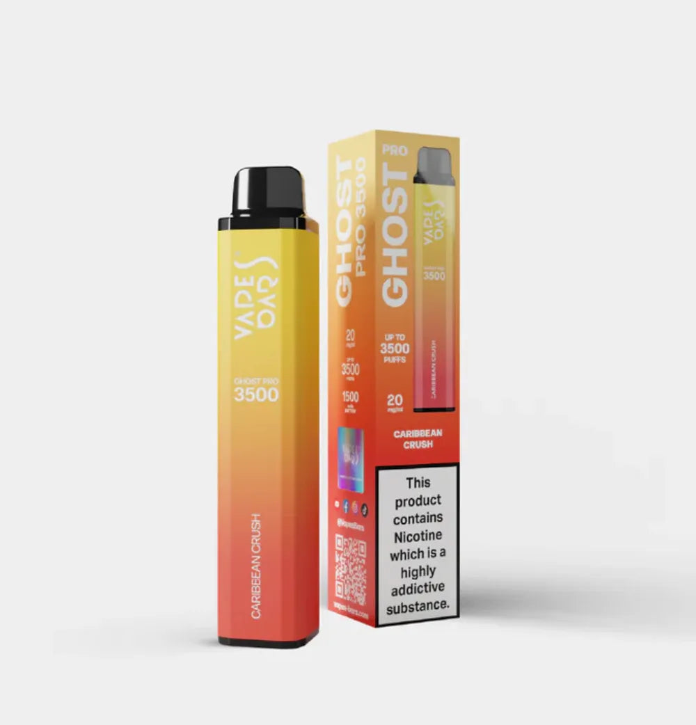 VAPES BARS GHOST PRO 3500 Puffs Zero Nicotine