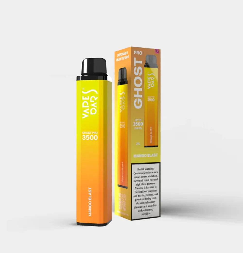 VAPES BARS GHOST PRO 3500 Puffs Zero Nicotine