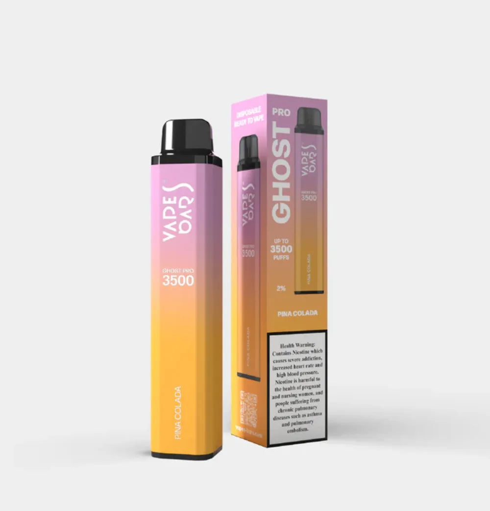 VAPES BARS GHOST PRO 3500 Puffs Zero Nicotine