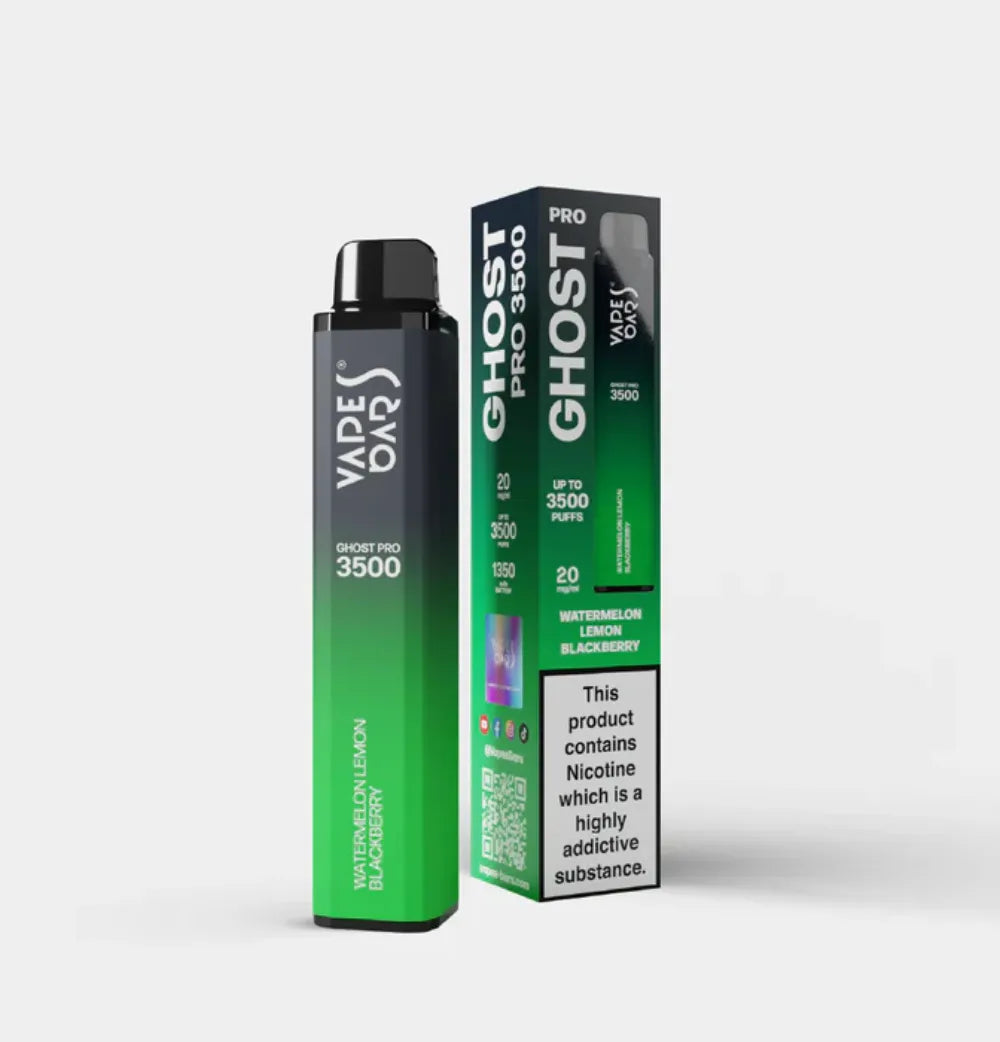 VAPES BARS GHOST PRO 3500 Puffs Zero Nicotine