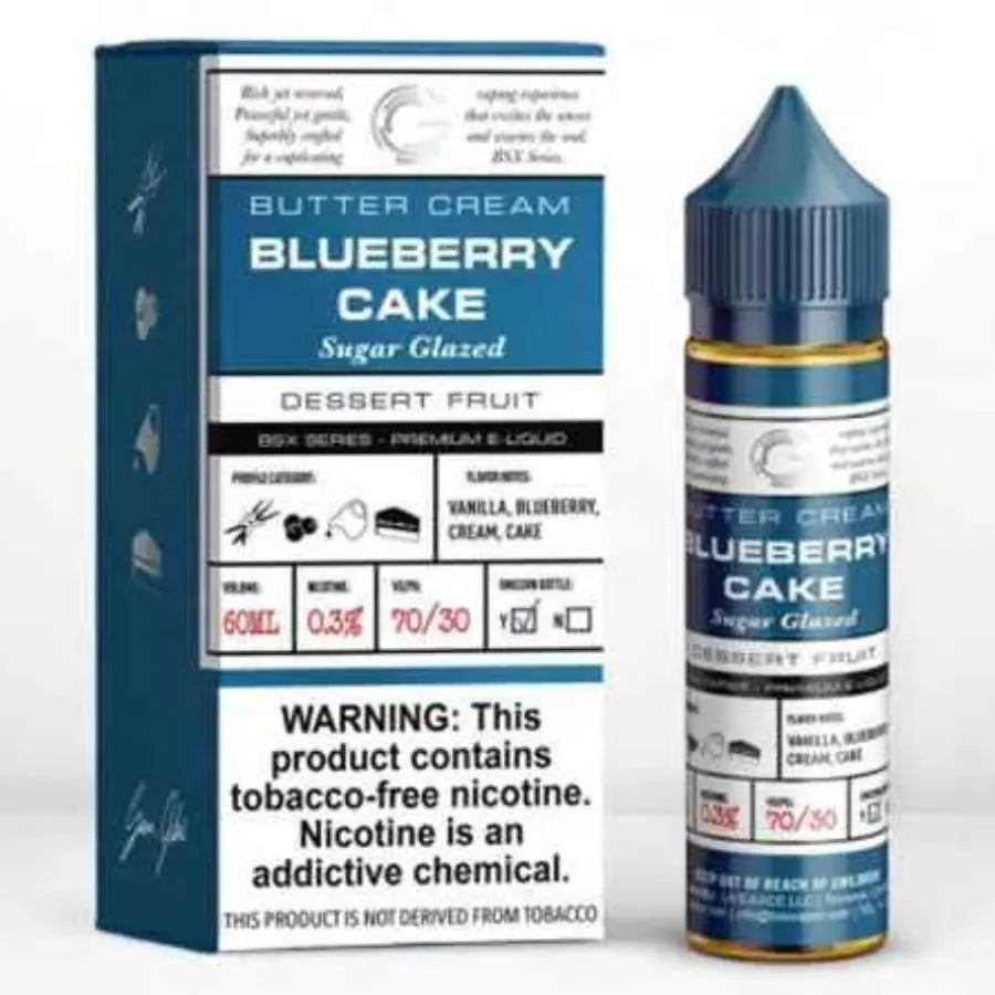 Blueberry Cake - GLAS Basix Series 60ml E-Liquid in 3mg & 6mg Nicotine in Dubai