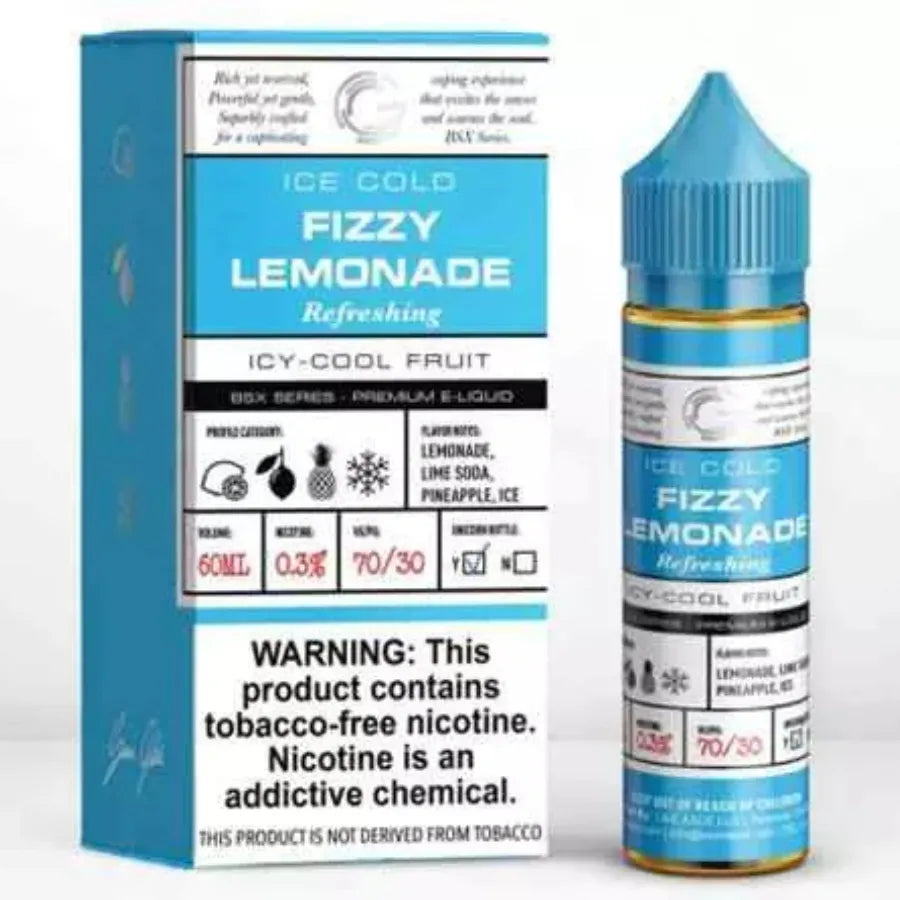 Fizzy Lemonade - GLAS Basix Series 60ml E-Liquid in 3mg & 6mg Nicotine in Dubai