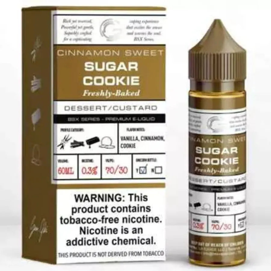 Sugar Cookie - GLAS Basix Series 60ml E-Liquid in 3mg & 6mg Nicotine in Dubai