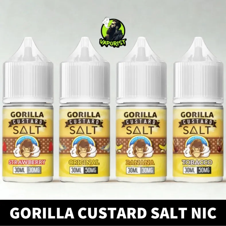 GORILLA CUSTARD Salt Nicotine 30ml Vape 