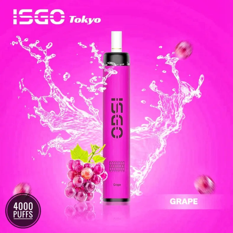 Grape  - ISGO Tokyo 4000 Puffs Disposable Vape in Dubai, UAE