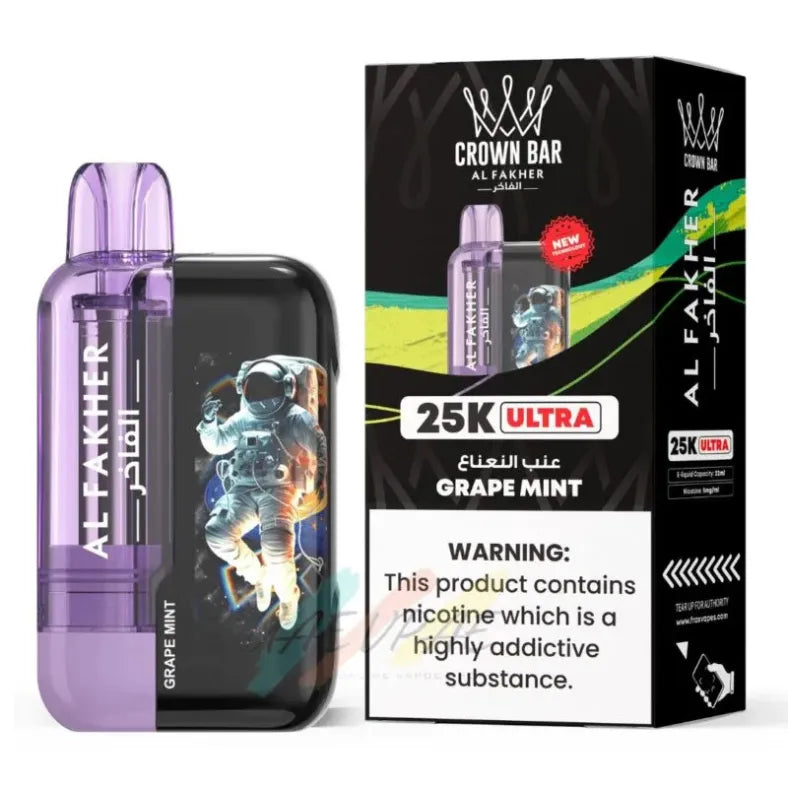 Grape Mint - Al Fakher 25K Ultra 25000 Puffs Disposable Vape in Dubai, UAE