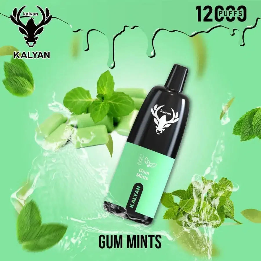 Gum Mints  - Kalyan Pro 12000 Puffs Disposable Vape 50mg in Dubai, UAE