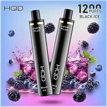 HQD Black Ice 1200 Puffs Cuvie Plus