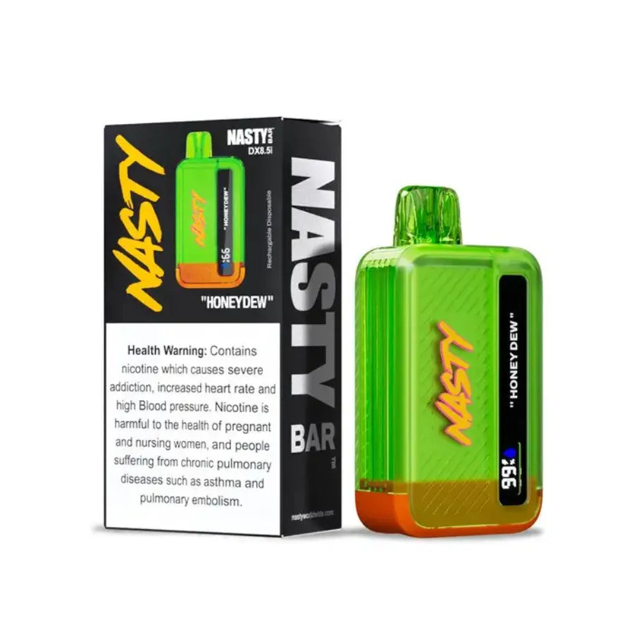 Honey Dew   - Nasty Bar 8500 Puffs Disposable Vape 20mg in Dubai, UAE