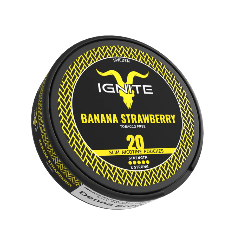 Best IGNITE Nicotine Pouches in Dubai, UAE - Banana Strawberry 