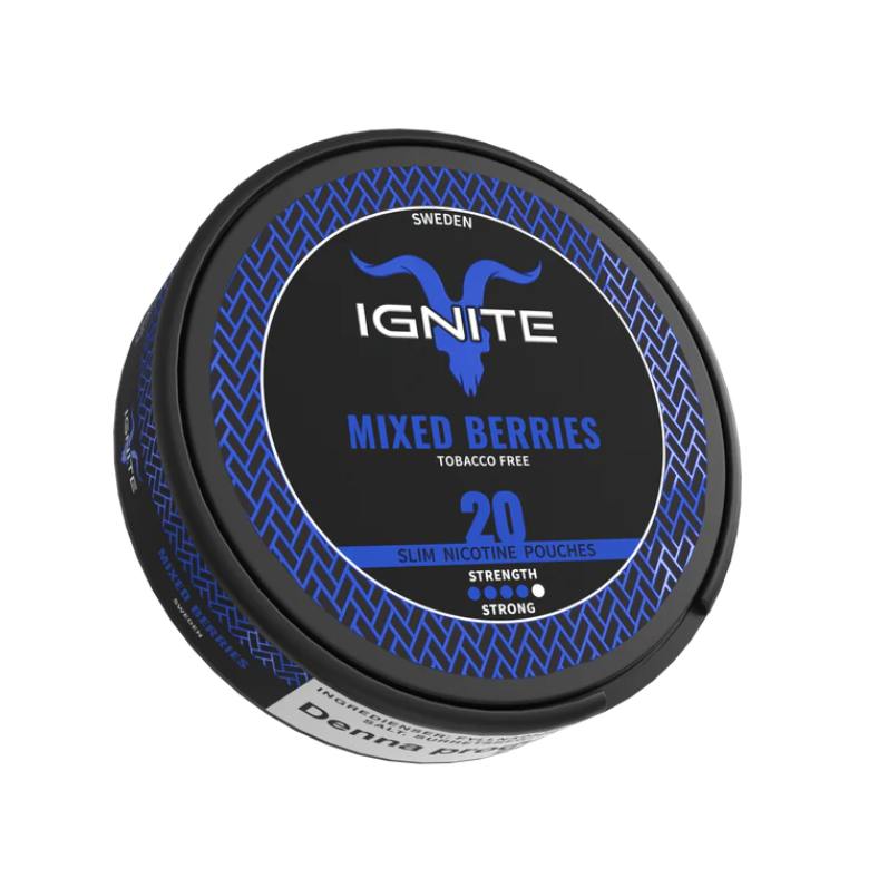 Mixed Berries Best IGNITE Nicotine Pouches in Dubai, UAE