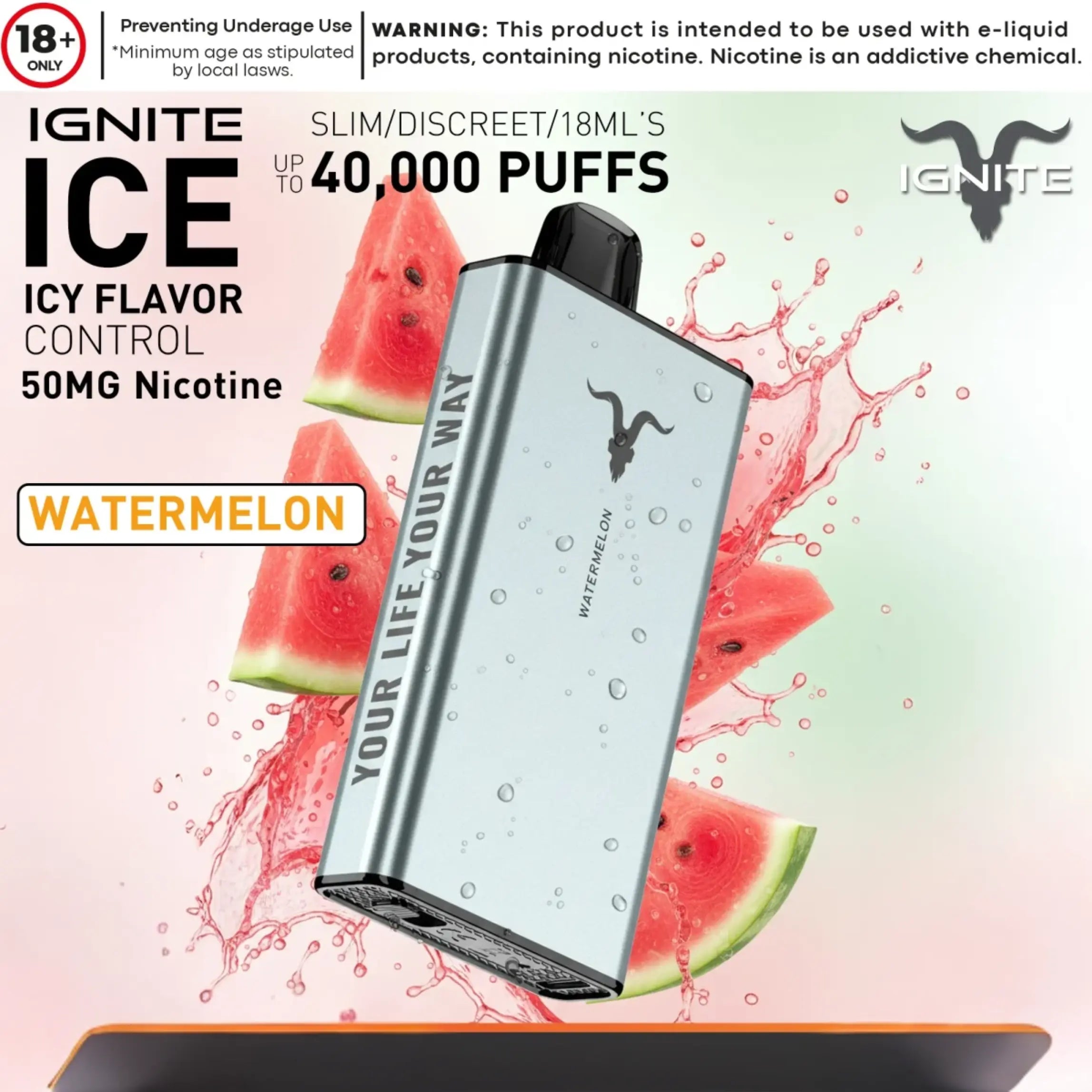 IGNITE ICE 40000 Puffs Disposable Vape UAE