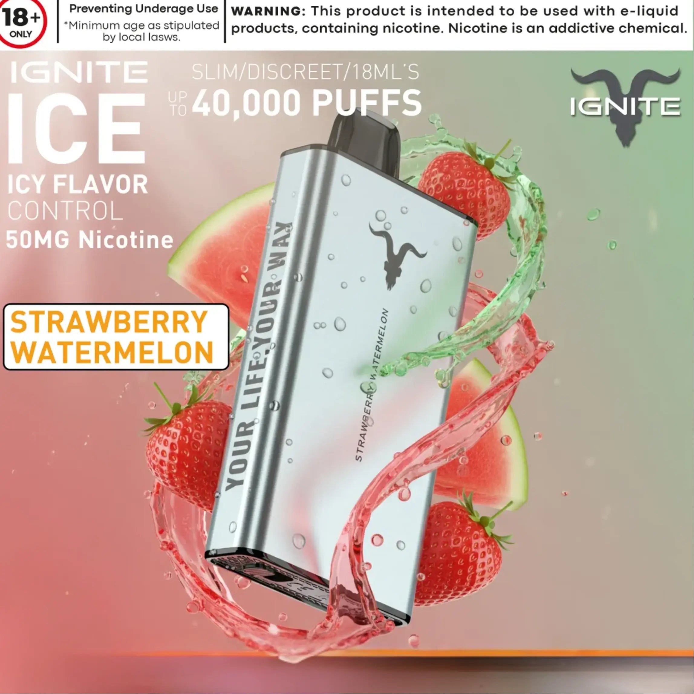 IGNITE ICE 40000 puffs disposable vape device