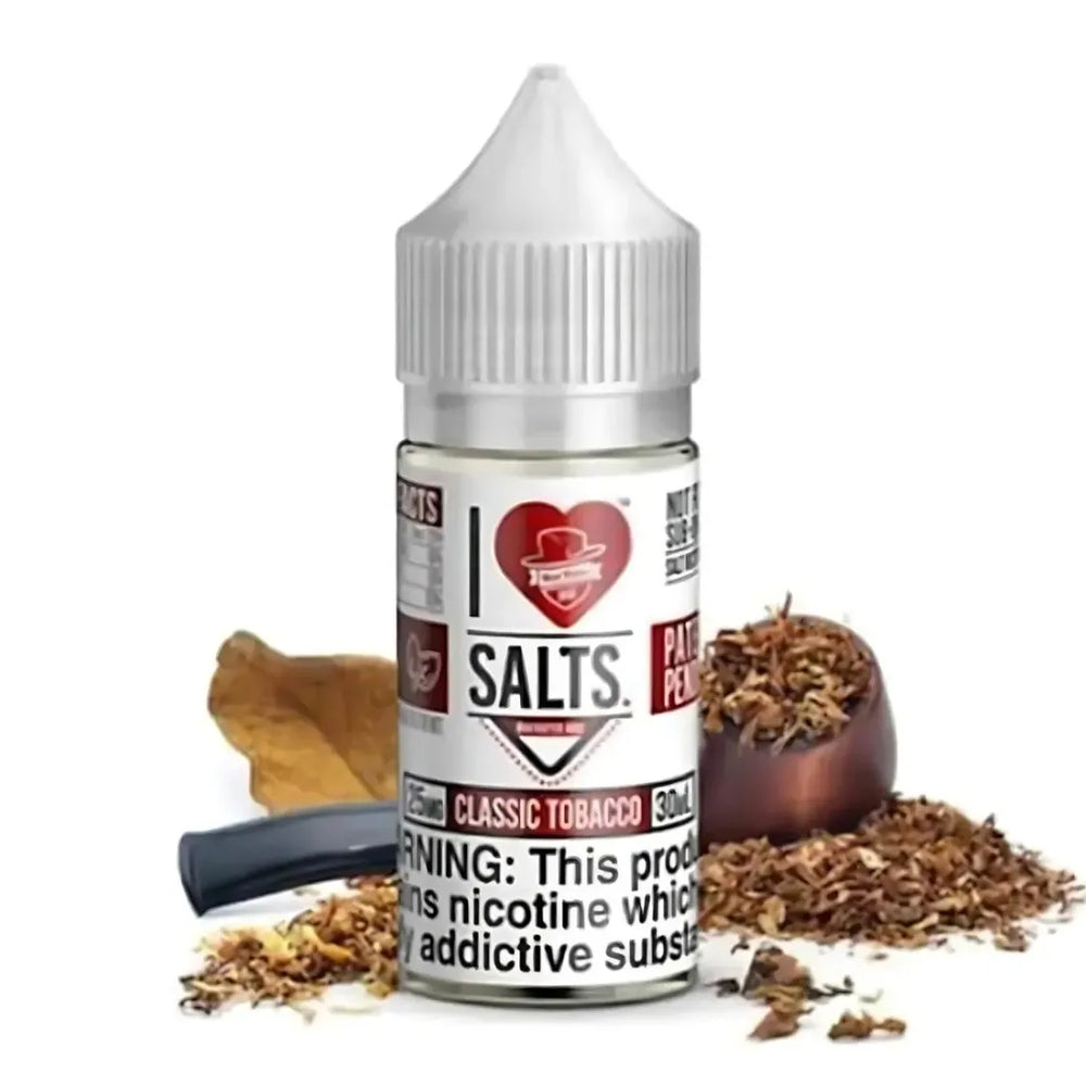 CLASSIC TOBACCO- I LOVE SALTS 30ML VAPE E-LIQUID 25MG & 50MG SATL-NIC IN DUBAI, UAE