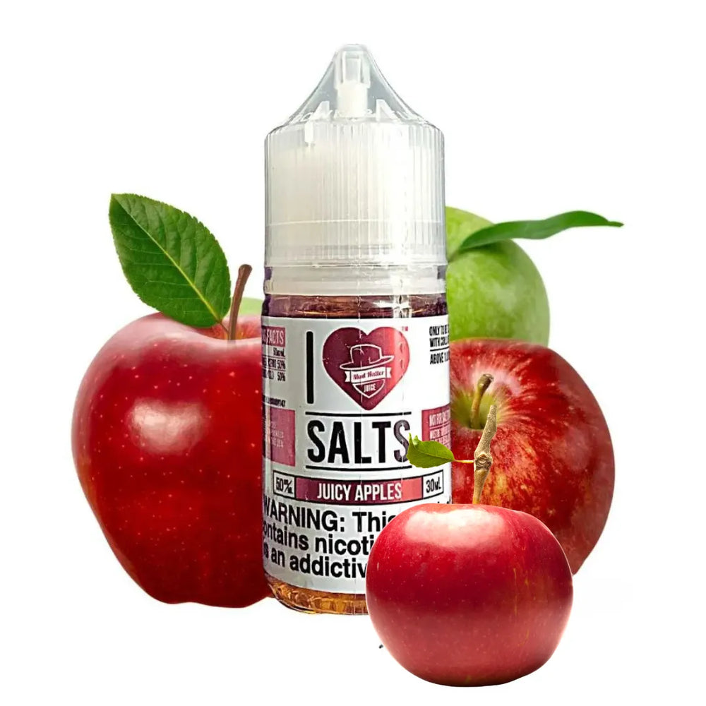 JUICY APPLE - I LOVE SALTS 30ML VAPE E-LIQUID 25MG & 50MG SATL-NIC IN DUBAI, UAE
