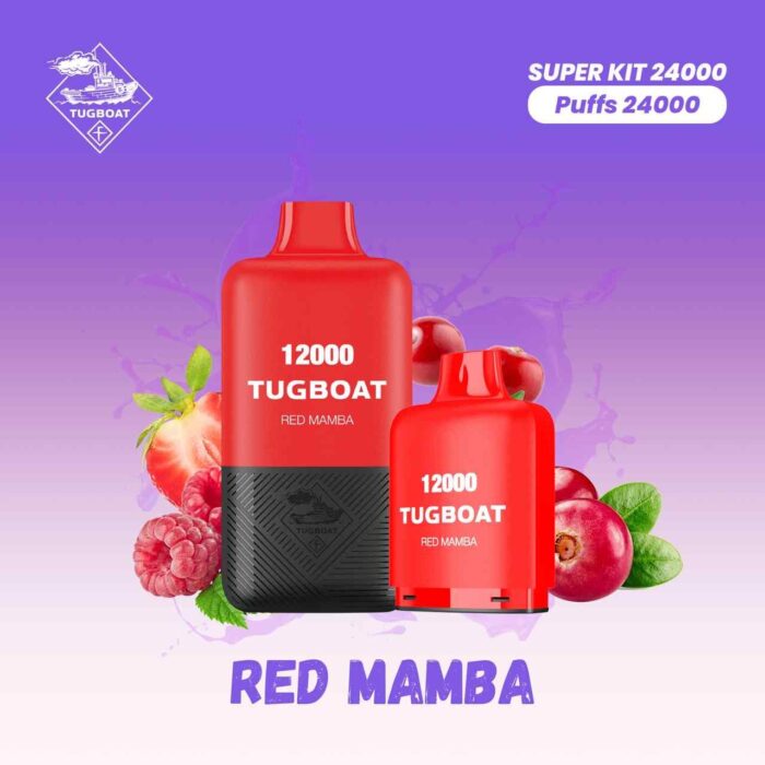 Tugboat Super Kit 24000 Puffs 5% Nicotine Disposable Vape