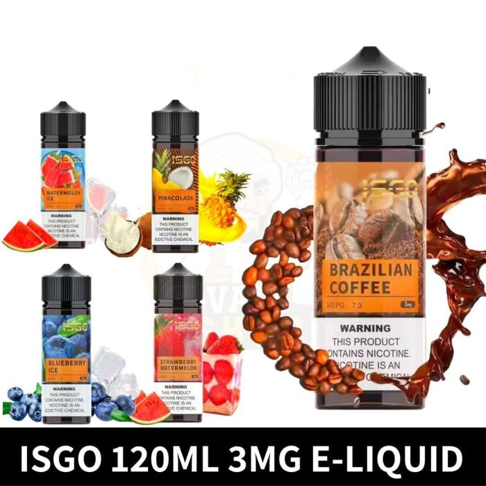 ISGO 3MG 120ML E-LIQUID IN DUBAI