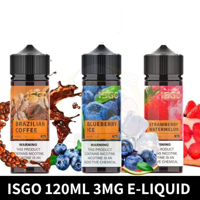 ISGO 3MG 120ML E-LIQUID IN DUBAI