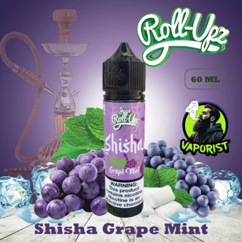 JuiceRollUPZ60mlE-Liquid-ShishaGrapeMint