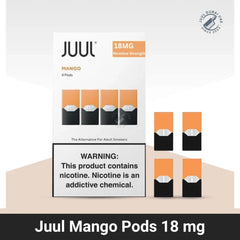 Juul Mango Pods 18Mg 4Pcs/Pack