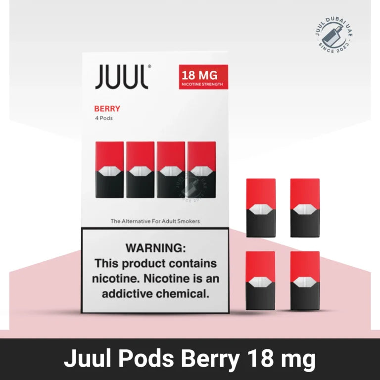 Juul Berry Pods 18Mg 4Pcs/Pack in Dubai