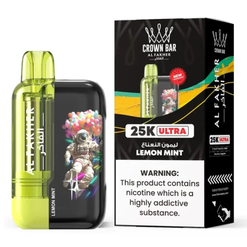 Lemon Mint - Al Fakher 25K Ultra 25000 Puffs Disposable Vape in Dubai, UAE