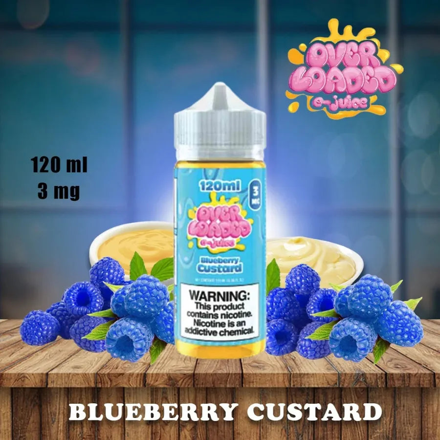 Blueberry Custard - Loaded 120ml Vape E-liquid In Dubai, UAE